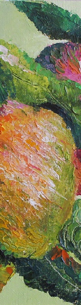 “Mango Magic“ oil on canvas by SKF